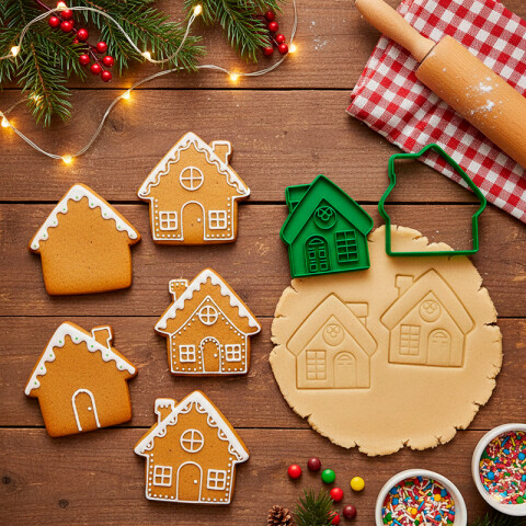 Cortante 3D Casita de Jengibre Cortante 3D Casita de Jengibre