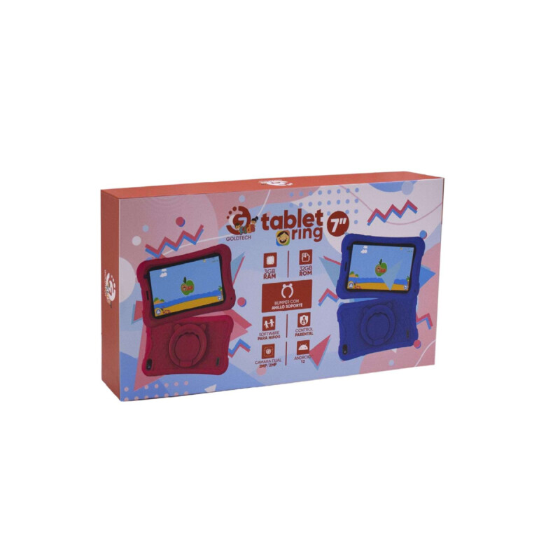 Tablet Infantil Goldtech 3GB 32GB Rosa O Azul Tablet Infantil Goldtech 3GB 32GB Rosa O Azul