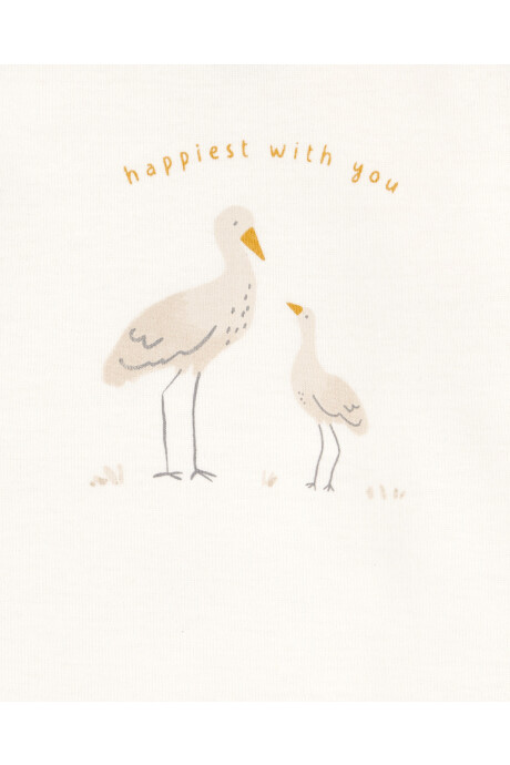 Pack cinco bodies de algodón, manga corta, diseño aves Pack cinco bodies de algodón, manga corta, diseño aves