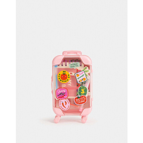 Librería Sets Valija Rosa Claro