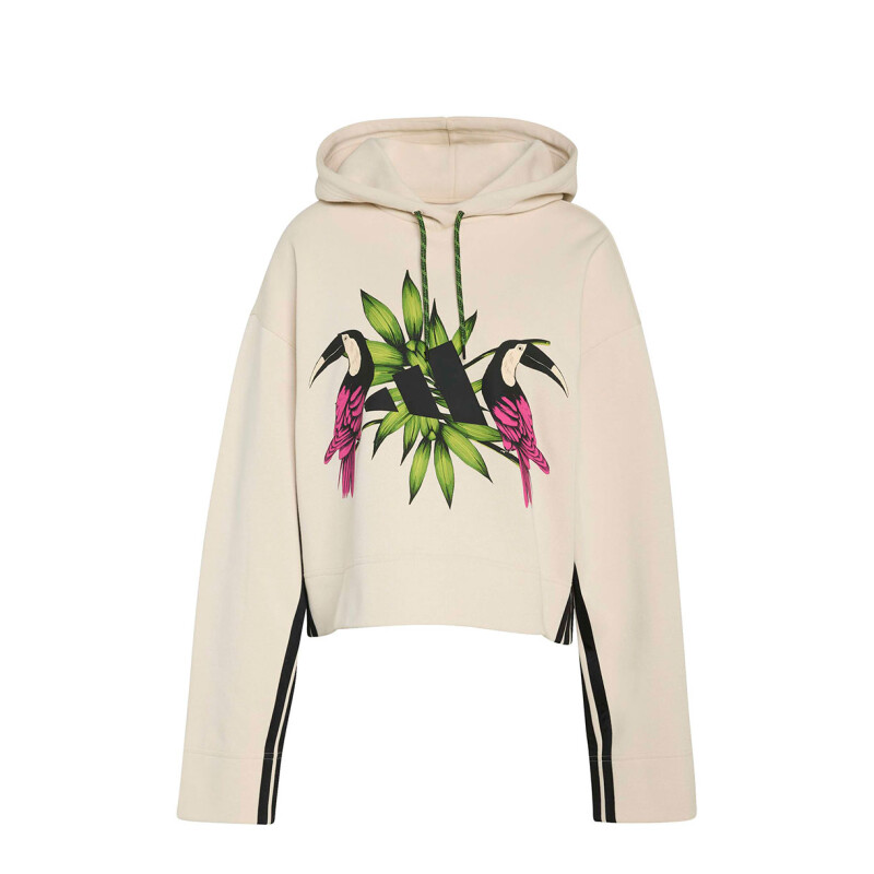 Canguro de Mujer Adidas X Farm Rio Beige - Negro