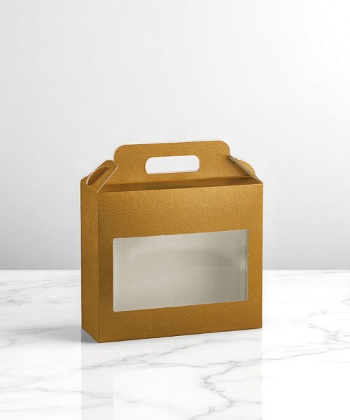 Caja c/visor 22x8x19,5 cm. - SKIN ORO Caja c/visor 22x8x19,5 cm. - SKIN ORO