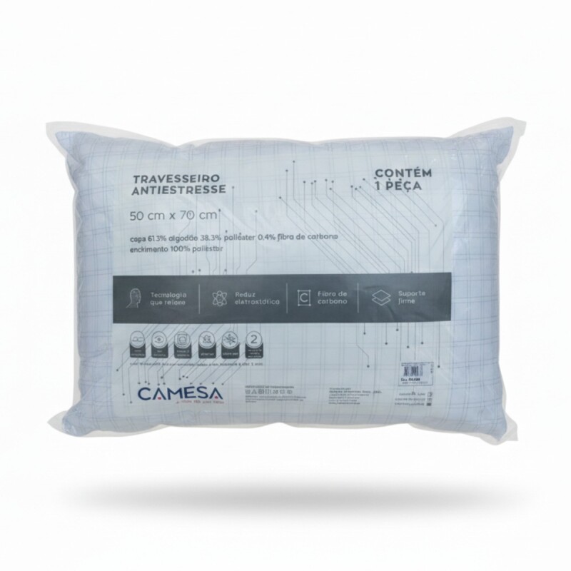 ALMOHADA SOPORTE FIRME ANTIESTRES 50X70CM Unica