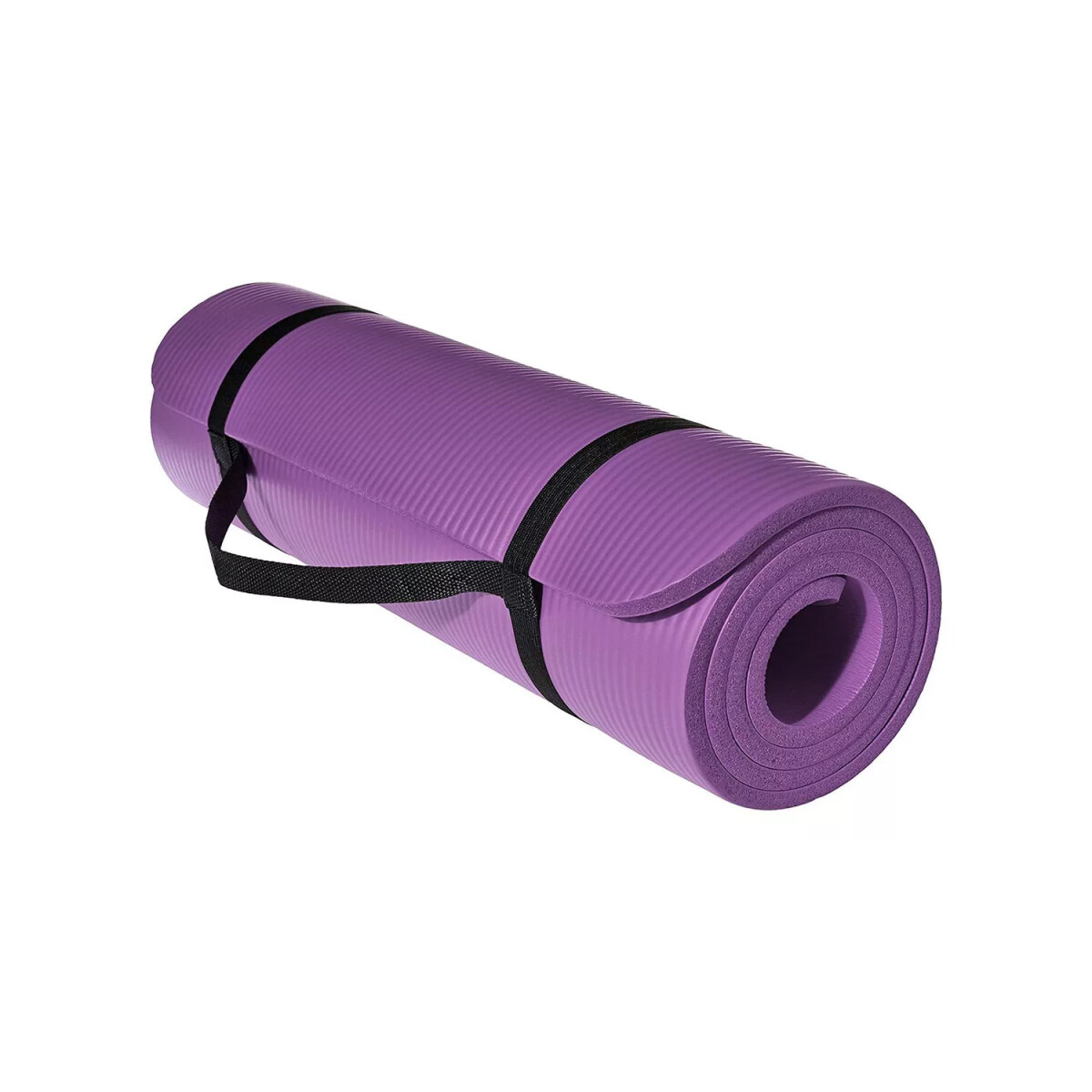 Colchoneta Yoga Pilates Gimnasia Cinta Transportadora 10mm - Color Variante Violeta 