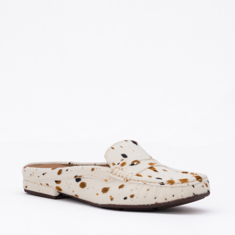 PONY HAIR SALPICADO TRICOL ANIMAL PRINT