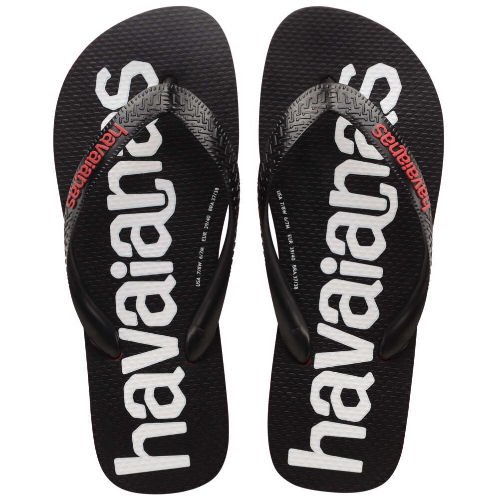 Sandalias Havaianas Top Logomania 2 Unisex Rojo Rubi