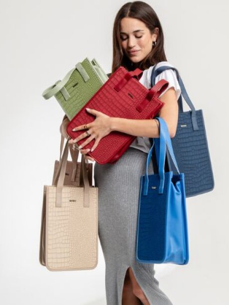 Matera Bolsito Croco Croco Bordo