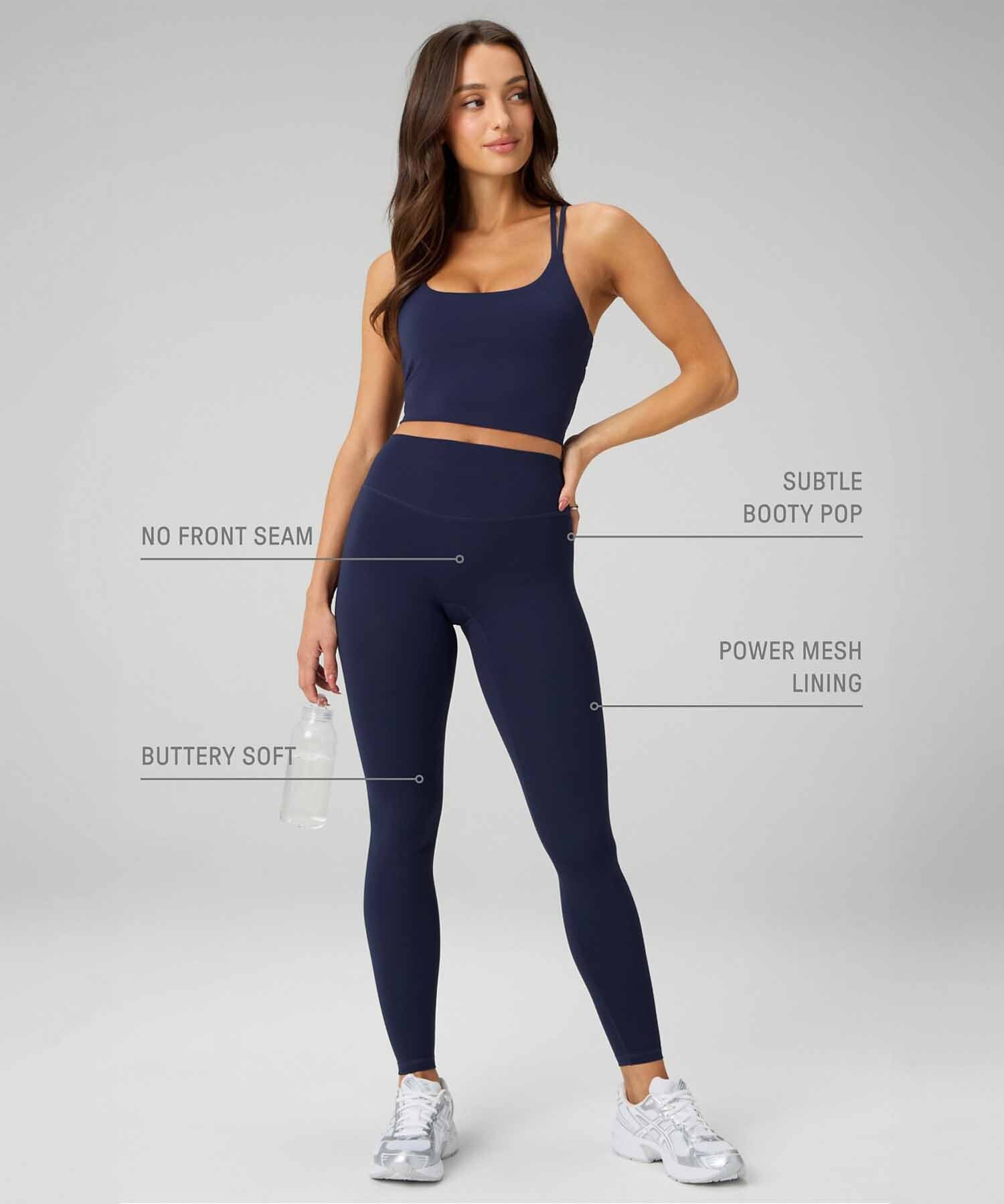 Leggings The No-Seam PureLuxe TLC Mujer Deep Navy