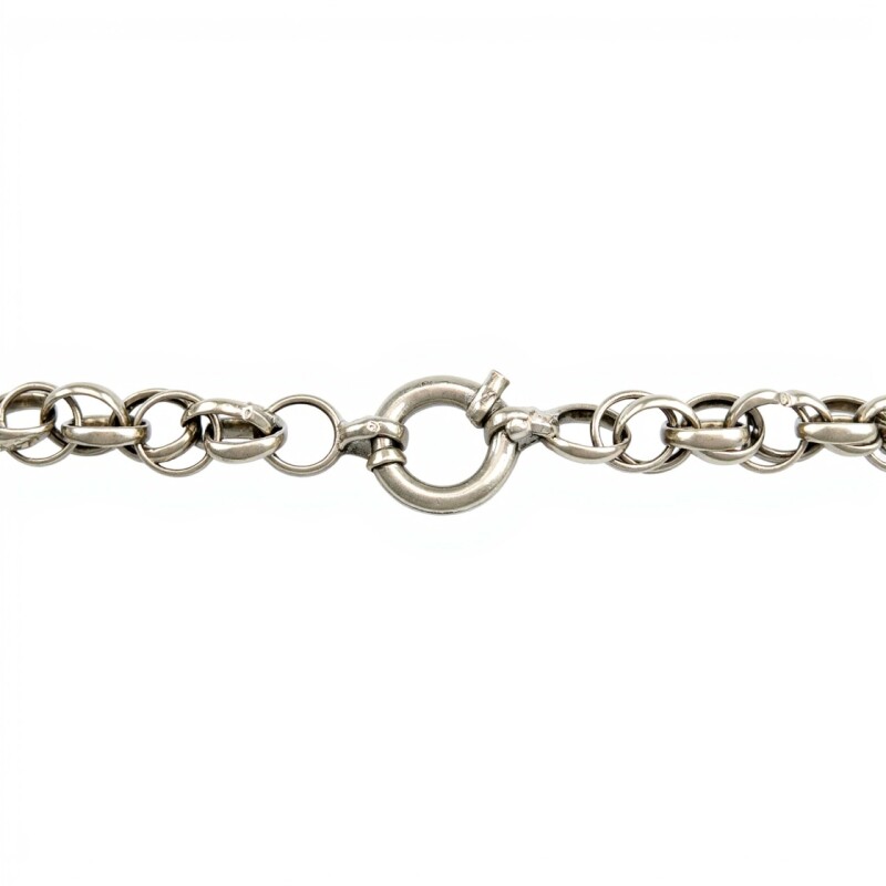 Cadena tourbillon doble - Plata 925 - Sin Piedra - CD3420 sinpiedra