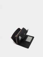 Cartera Efecto Ante negro