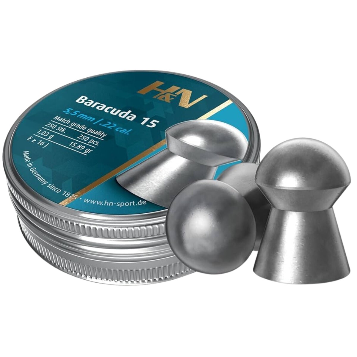 Balin Baracuda 15 5.5mm 250un 15.89gr 