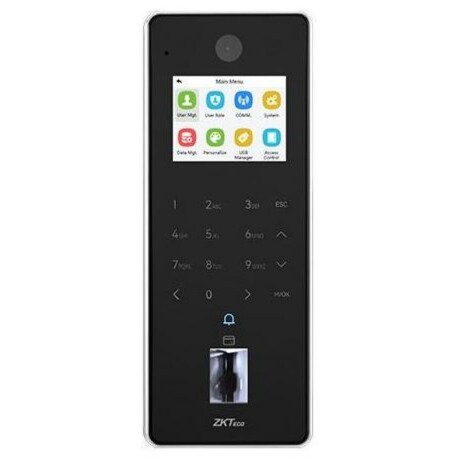 Control de Acceso Biométrico con Intercom Zkteco 001