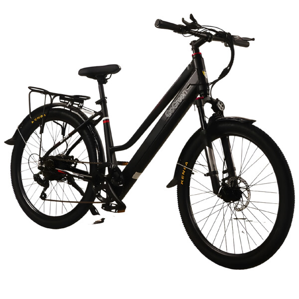 Bicicleta Electrica Gogreen City Rod 27.5 250W 36V Shimano Variante Color Negro
