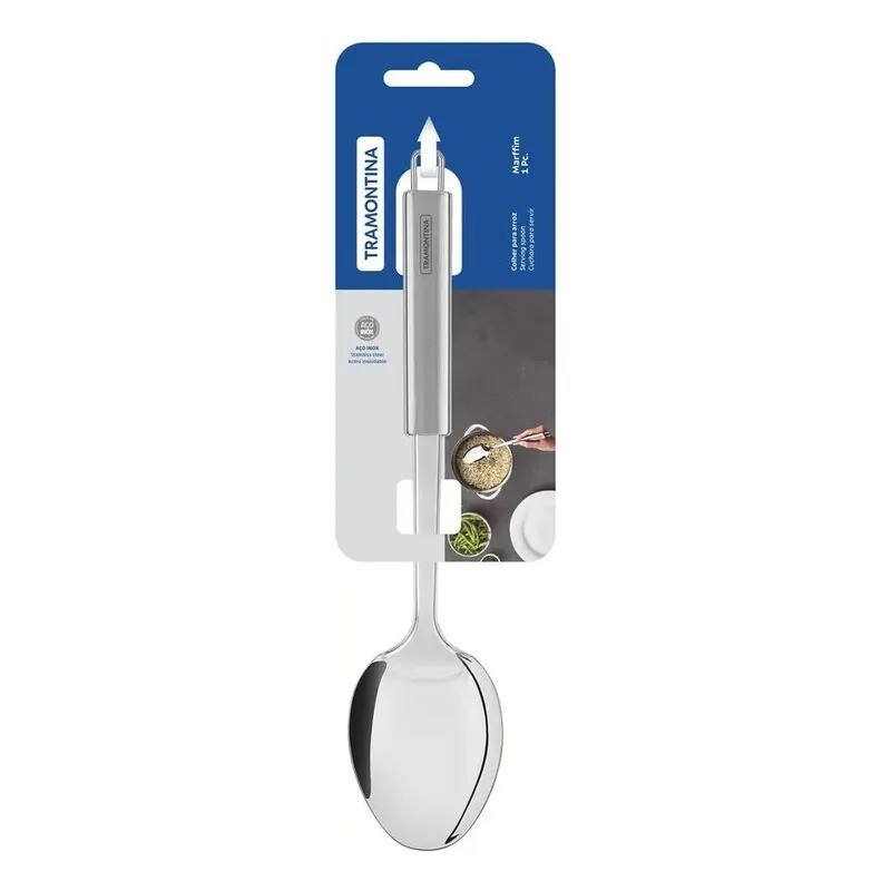 Cuchara Para Servir En Acero Inoxidable - 63809/100 - Tramontina Cuchara Para Servir En Acero Inoxidable - 63809/100 - Tramontina