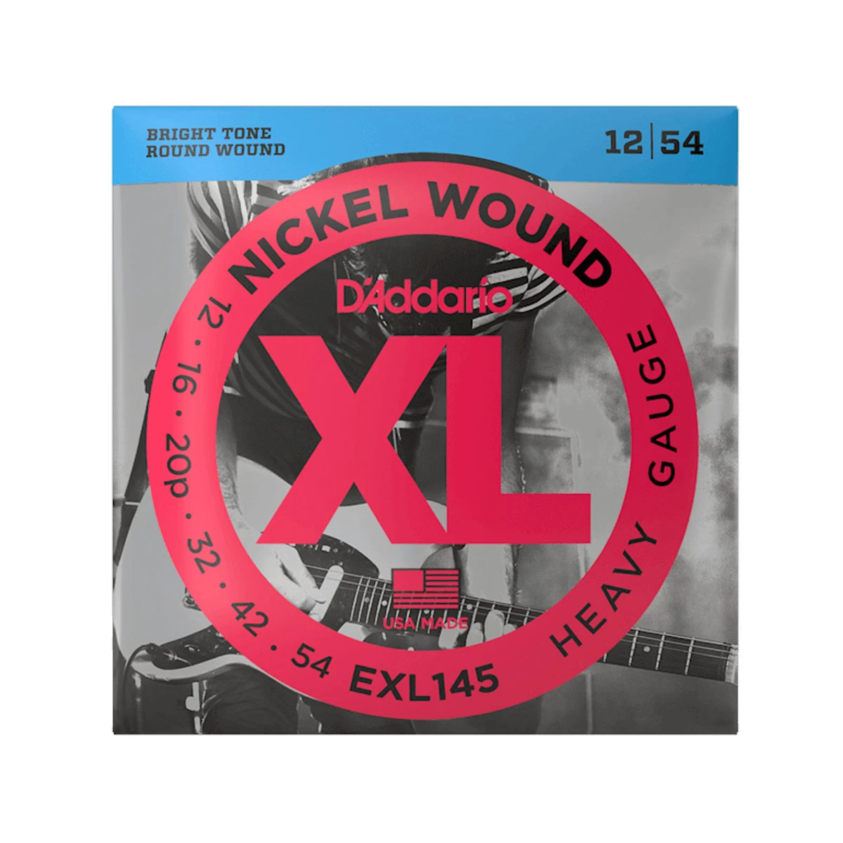 Encordado Electrica Daddario Exl145 Nic. Wound 012 