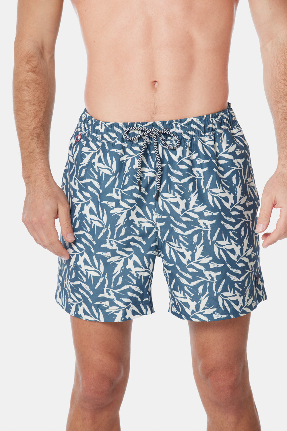 SHORT DE BAÑO ESTAMPADO Azul