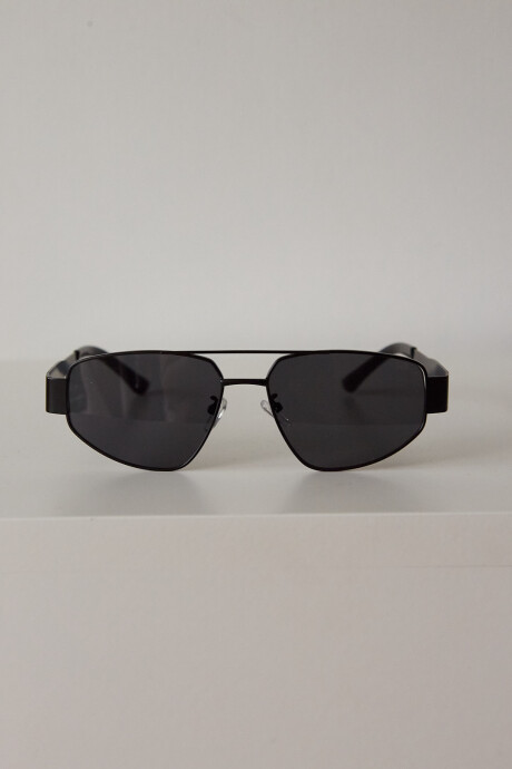 METAL TRIANGLE SUNNIES BLACK/BLACK