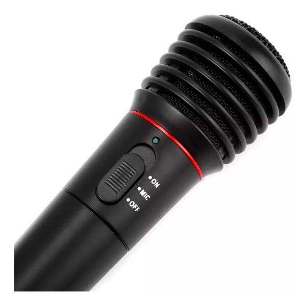 Micrófono Inalámbrico Profesional Para Karaoke Alta Calidad Variante Color Rojo