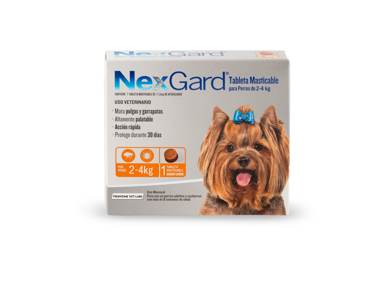 Nexgard 2 a 4kg PACK DE 3 