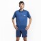 RAPID POLO T-SHIRT MEN BLACK BLUE MELANGE