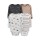 Pack Carters 4 Bodies Manga Larga 1J919810 GRIS-MARRON-BLANCO