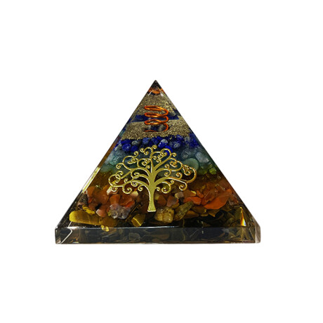 Pirámide De Orgonita Árbol de la vida