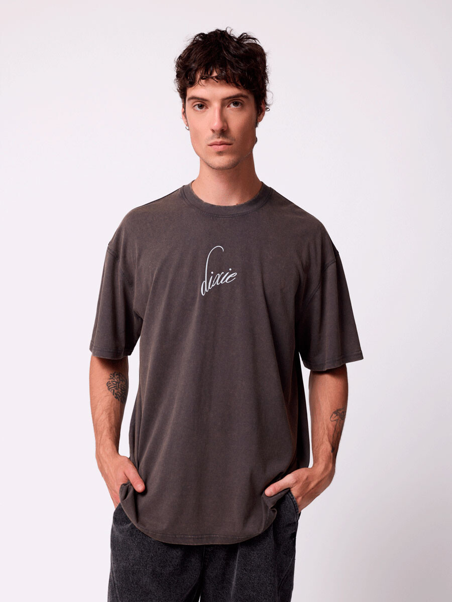 T-SHIRT ITAN DIXIE Gris Oscuro