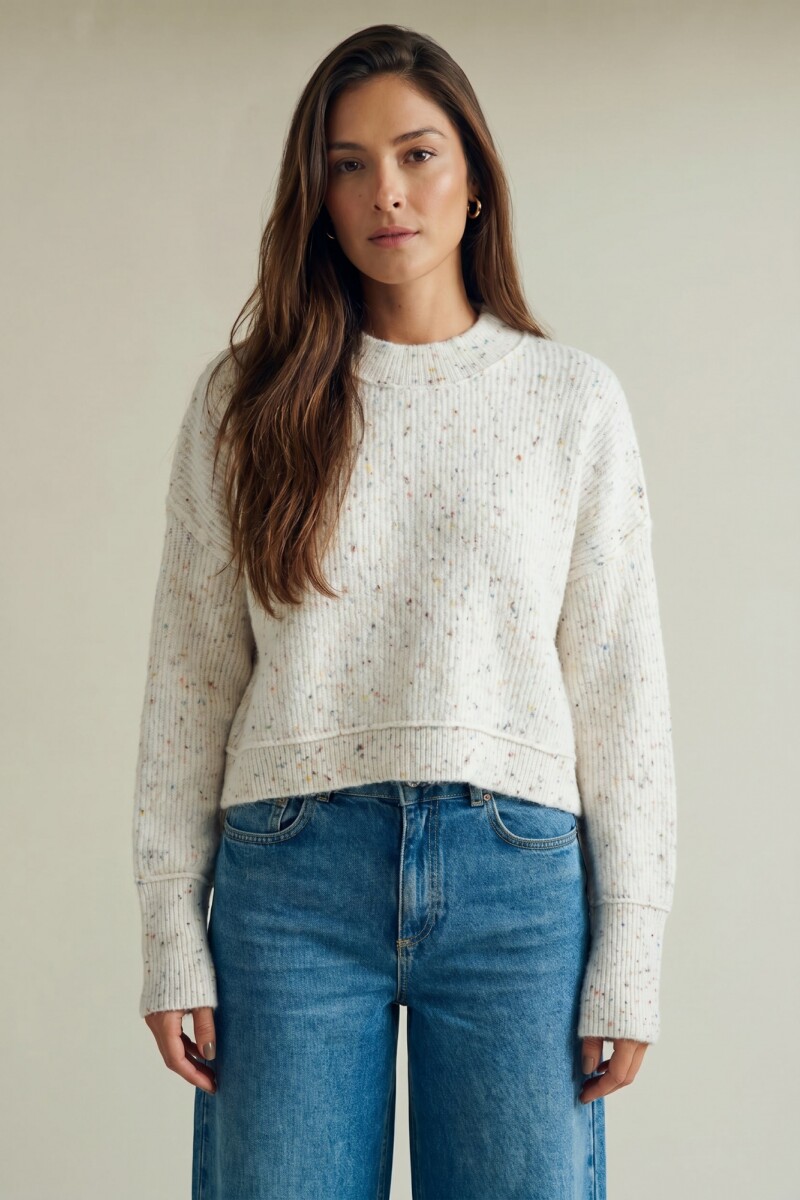 Sweater Buttonne Nacar