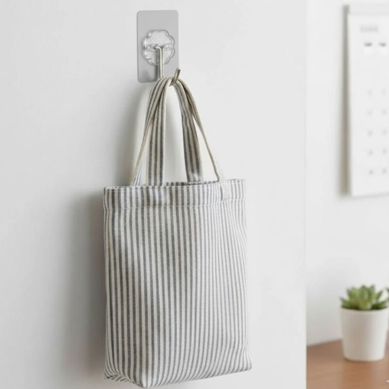 Set x6 ganchos autoadhesivos para pared transparente Set x6 ganchos autoadhesivos para pared transparente