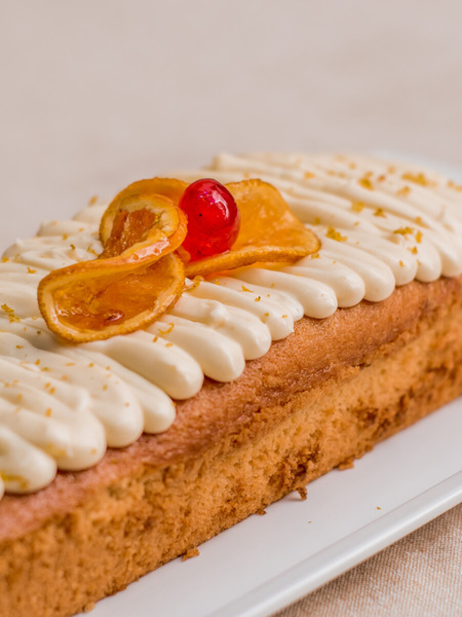 Budín de Naranjas con frosting Budín de Naranjas con frosting