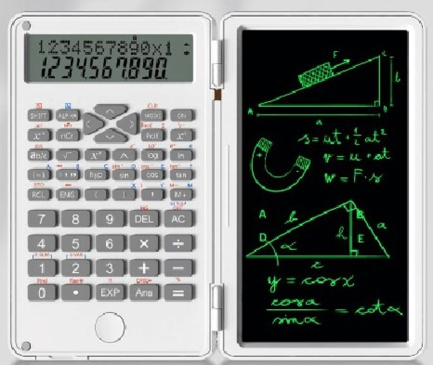 Calculadora Científica con Pizarra Mágica - Blanco 