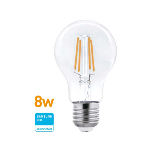 Lampara Led Decorativa Standard 8W - E27 Luz Cálida Wellmax Lampara Led Decorativa Standard 8W - E27 Luz Cálida Wellmax