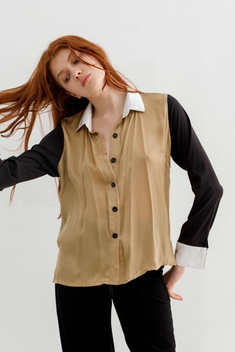 Camisa Monclo beige