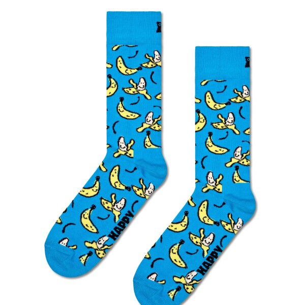 Happy Socks Medias - Banana Turquoise Happy Socks Medias - Banana Turquoise