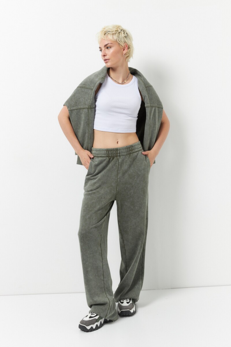 BABUCHA TREI - Verde Oscuro 