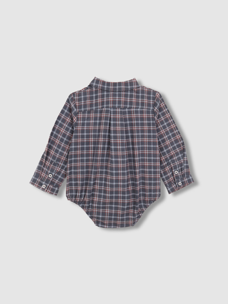 Camisa Body Cuello Bebe Petroleo
