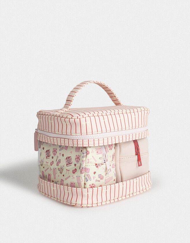 Porta Cosméticos Set De Portacosméticos Rayado - Estampado Rayas