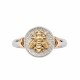 Anillo profesion Maestra plata y oro 9kt Anillo profesion Maestra plata y oro 9kt