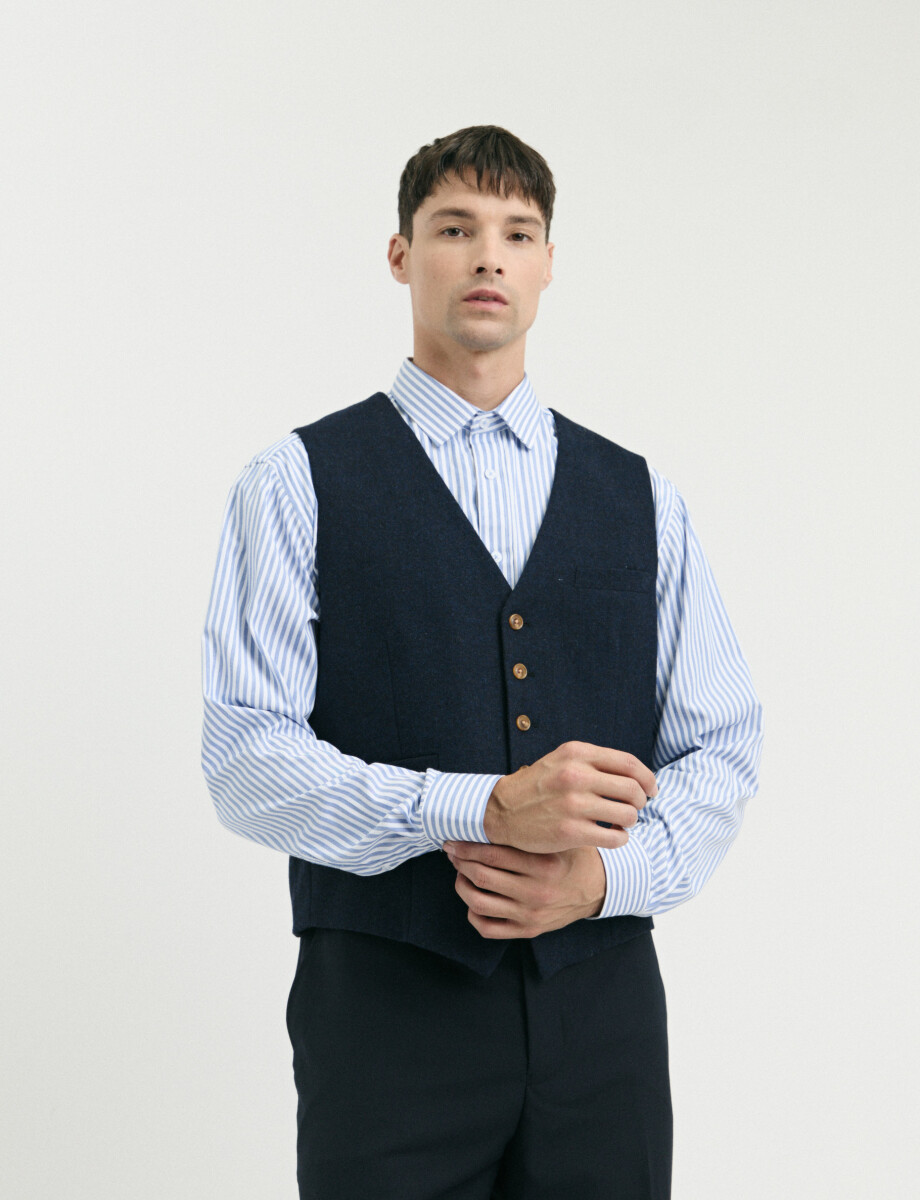 470696 CHALECO VESTIR HARRINGTON SELECT Azul Oscuro