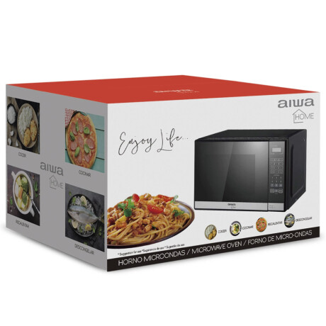 Microondas Aiwa AWMM20S50 20 Litros 700W con Diseño Espejado Microondas Aiwa AWMM20S50 20 Litros 700W con Diseño Espejado