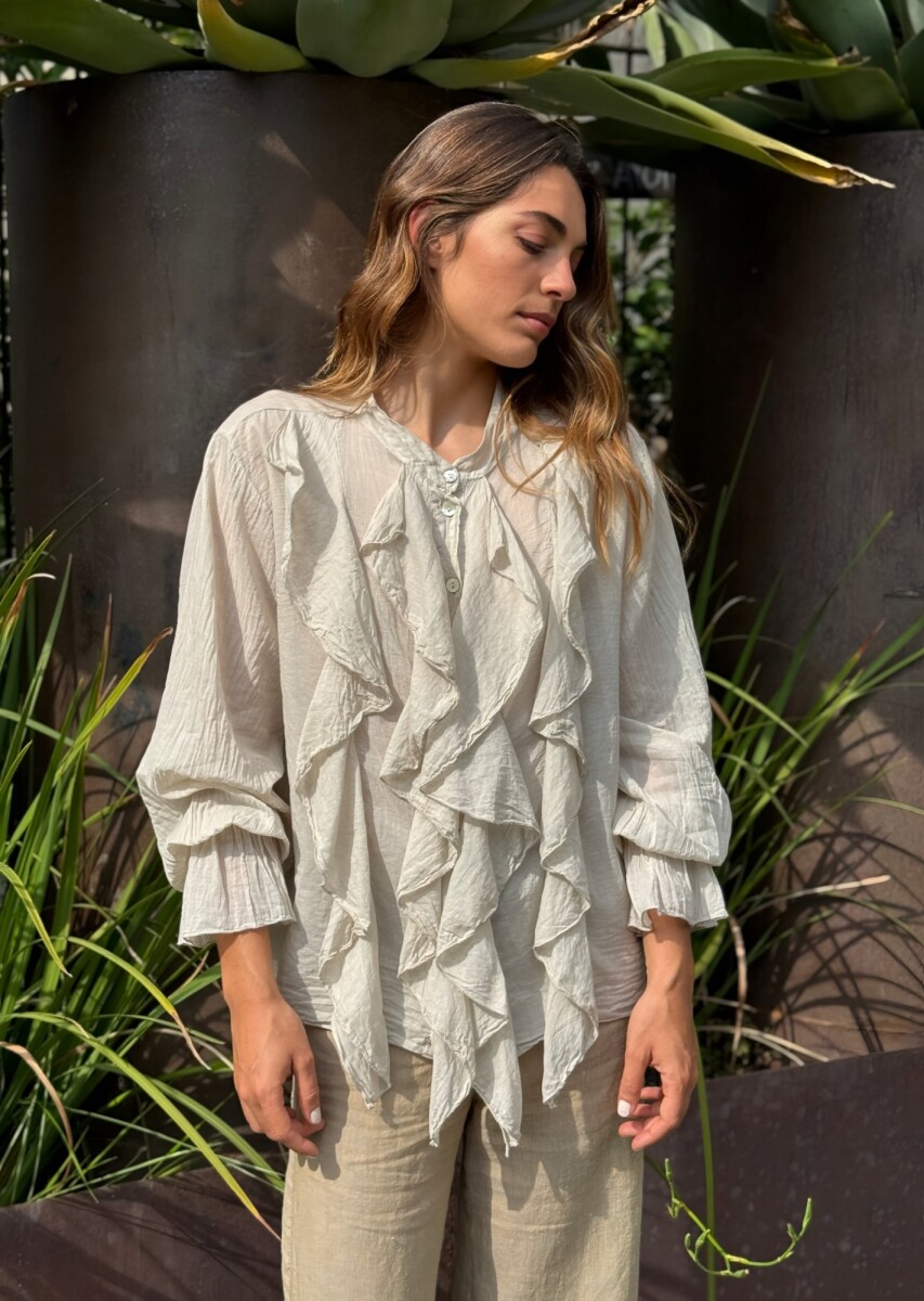 CAMISA PRAIANO - BEIGE 