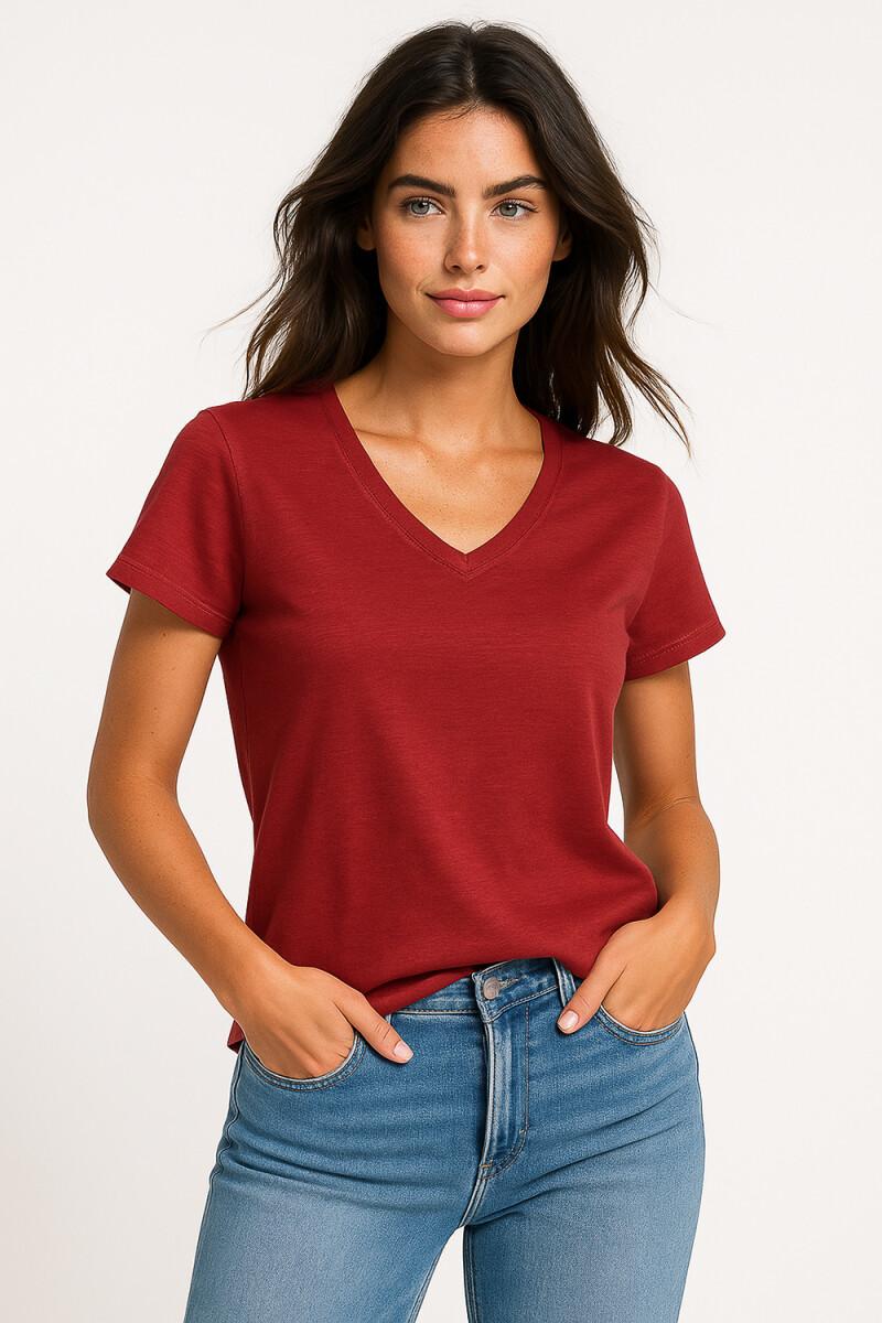 Remera Blumi - Bordeaux 