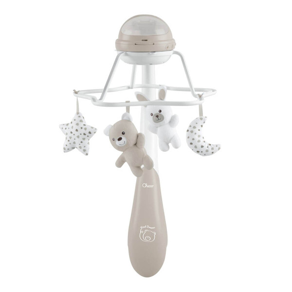 Movil musical chicco arco iris beige