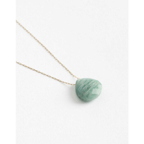 Cadena Acero Healing Rituals Amazonita Verde Claro