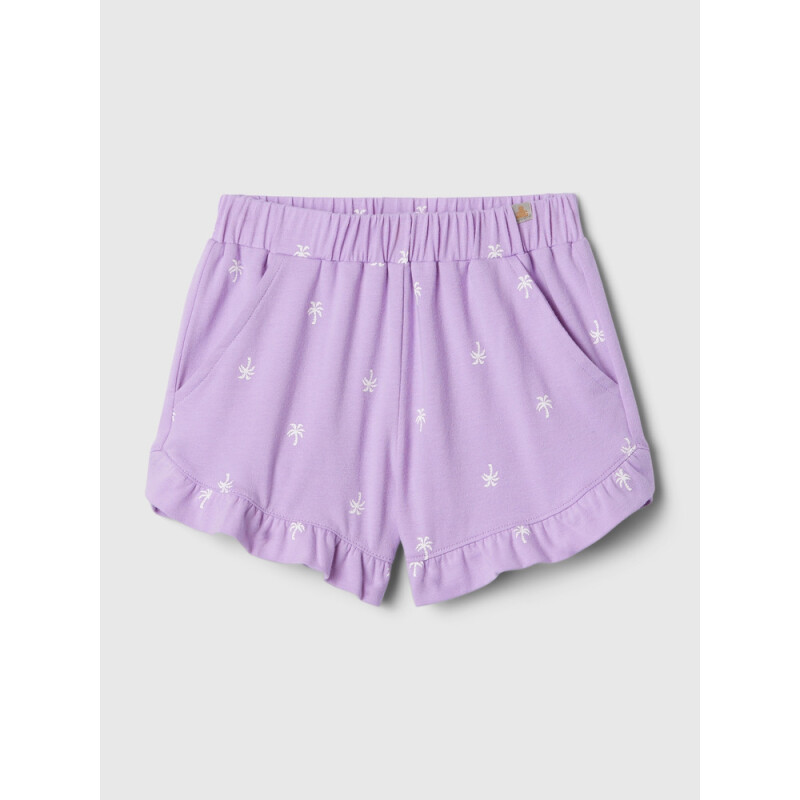BF RUFFLE SHORT - PRINTS LILAC SURGE