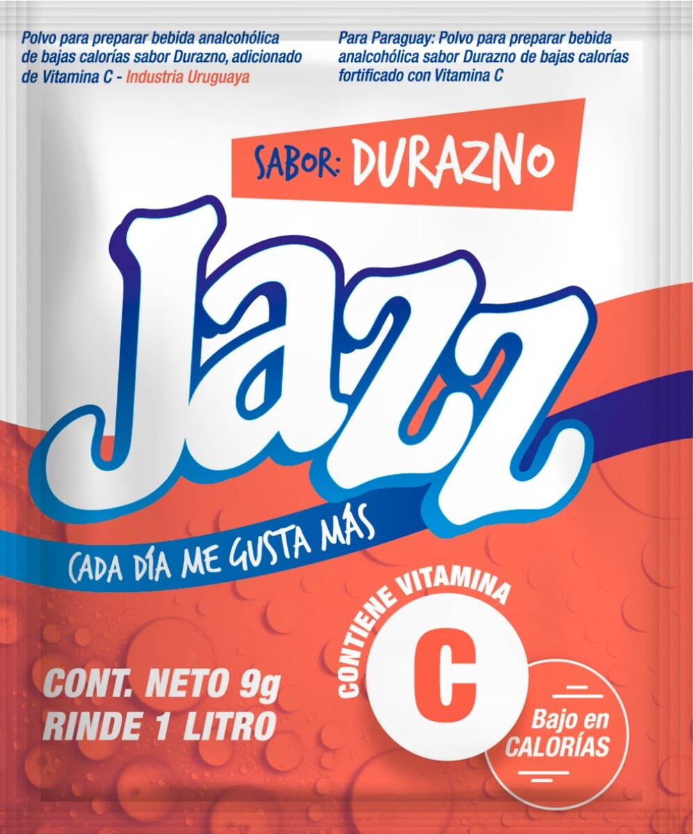 Refresco en polvo Durazno 1lt Jazz 