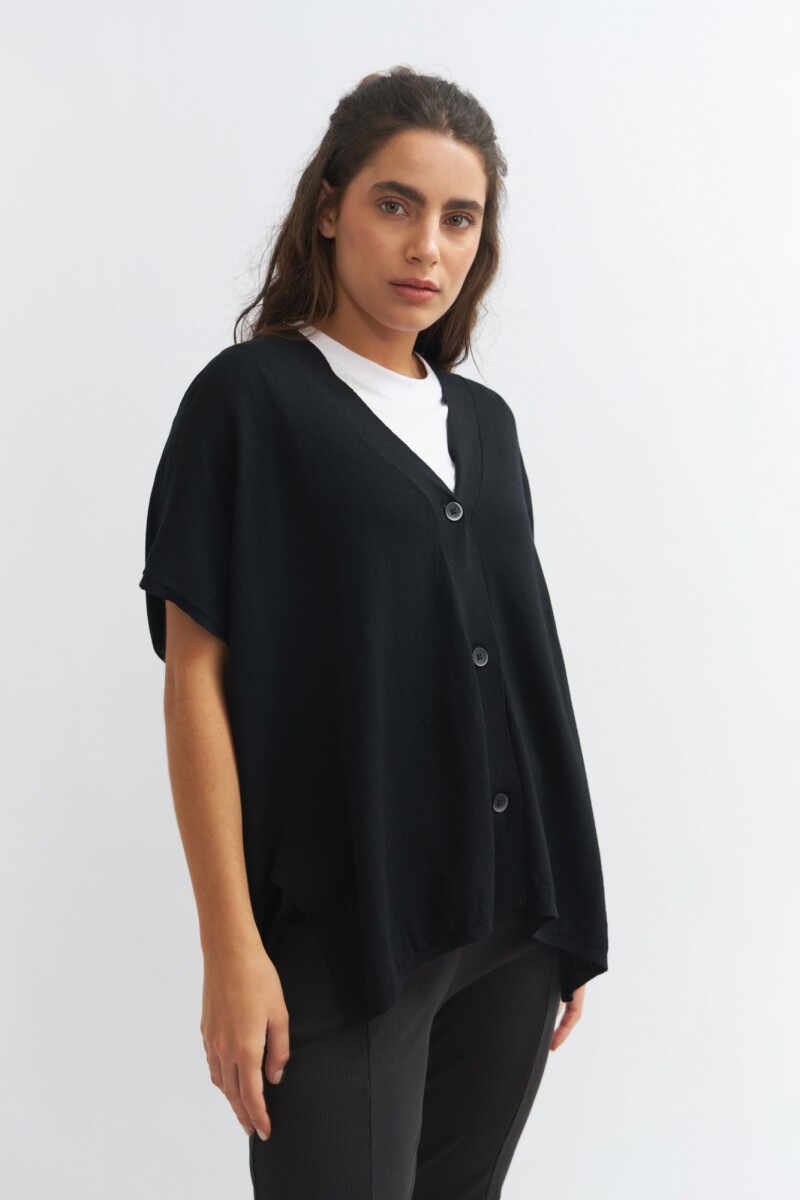 Cardigan oversized NEGRO