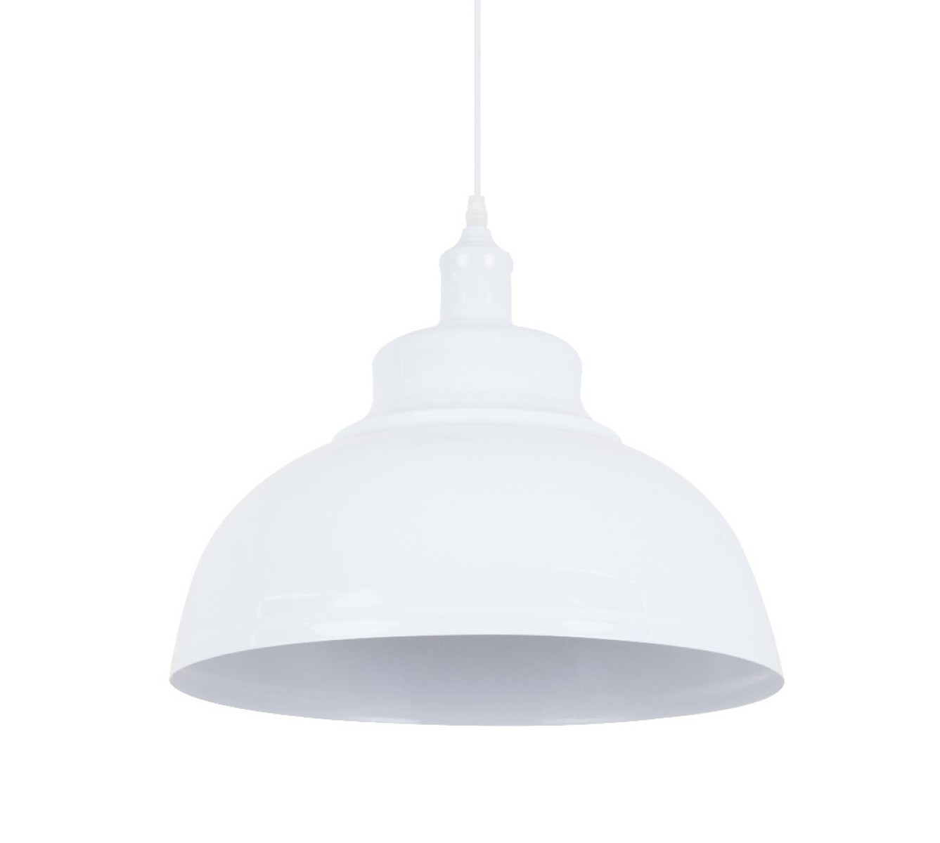 Colgante Para Techo En Metal 40cm - Blanco 