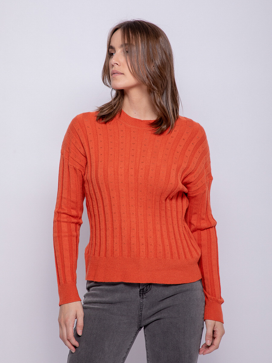 SWEATER GAIA - Rojo Paprika 