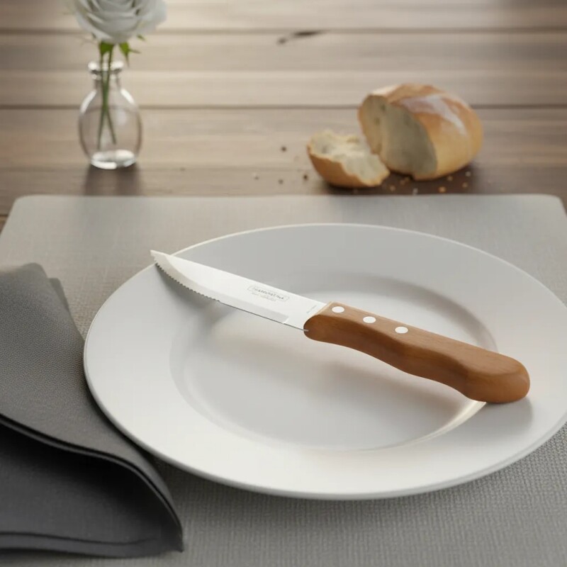 CUCHILLO PARA ASADO MADERA CLARA - 22342/005 CUCHILLO PARA ASADO MADERA CLARA - 22342/005